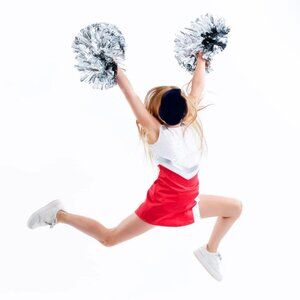 Girls Red and White Cheer Outfit (Revolution)